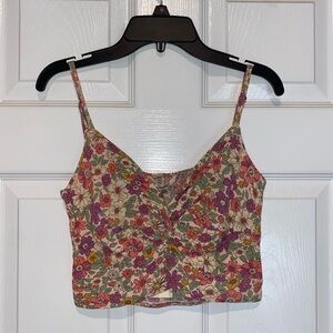 Rewind floral tank top. Size XS. NWT